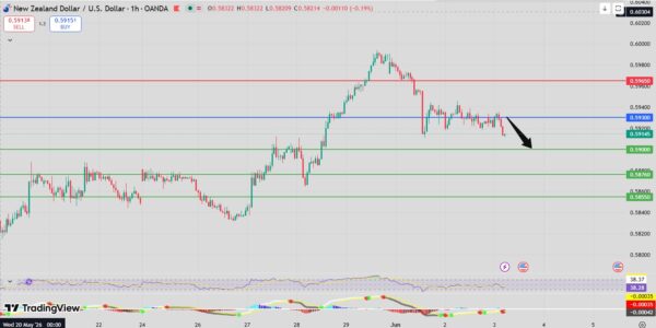 NZD/USD bearish setup intraday analysis