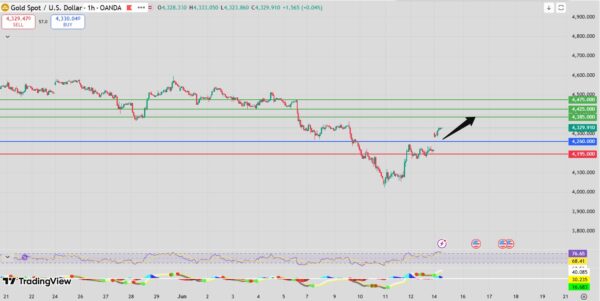 Gold Intraday Forecast Bullish Above 4245