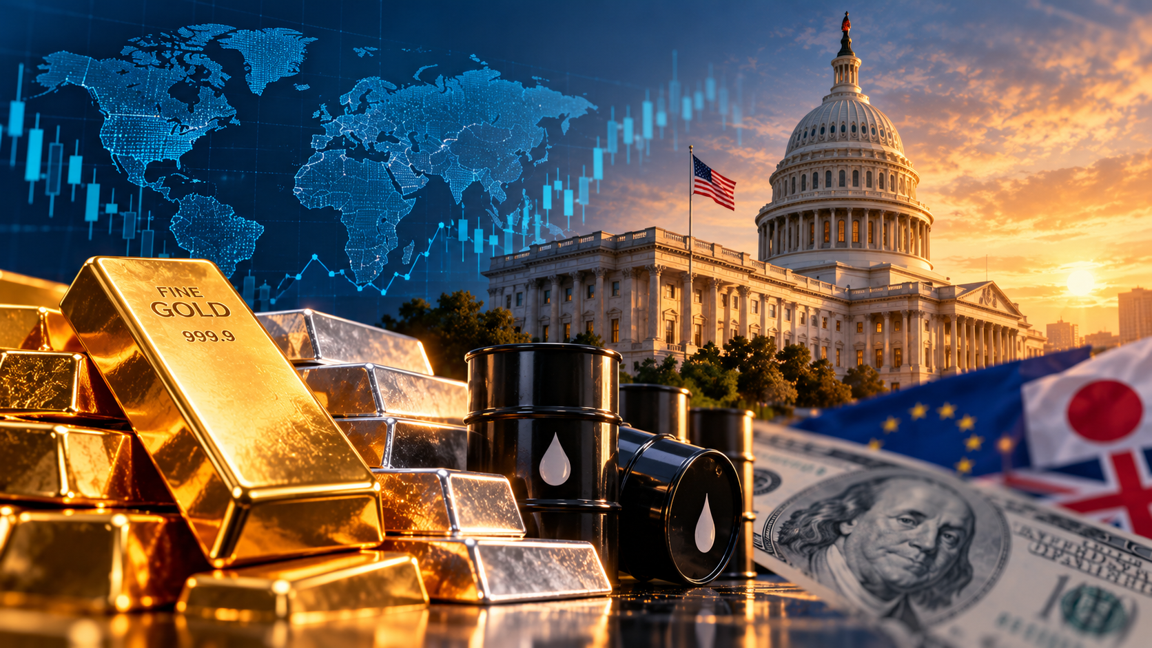 Weekly fundamental analysis October 5–9 2026 covering gold, the US dollar, forex, Treasury yields, stock indices, oil, Canadian employment, and US consumer sentiment.